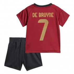 Prima Maglia De Bruyne 7 Belgio Euro 2024 Bambino